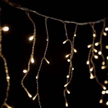 LED svetleća ledenica Crystaline 3x0,4m 101 kom toplo bela KAT 201
